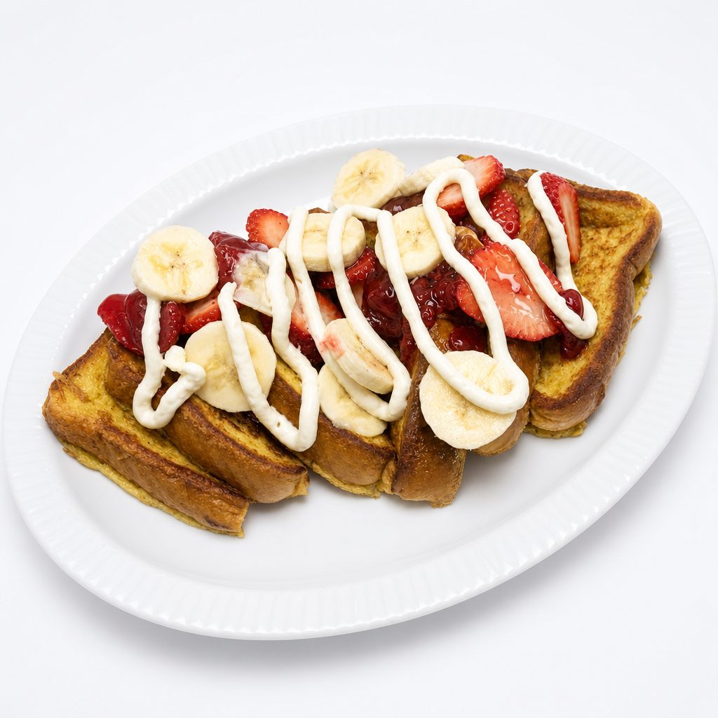 Strawberry Banana French Toast.